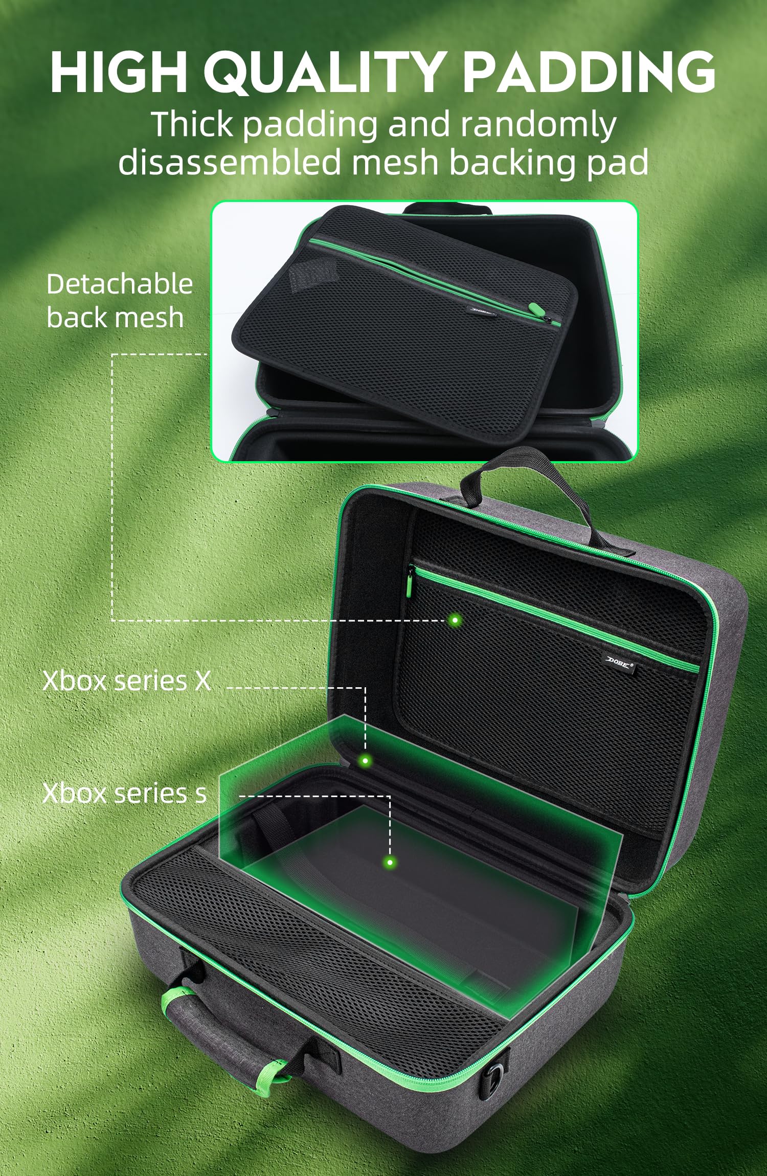 WUXIDIXI Estojo De Transporte 2 Em 1 Para Xbox Series X/S, Bolsa